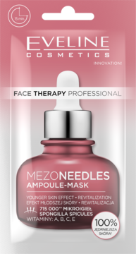 EVELINE COSMETICS Face Therapy Professional Mezo Needles,maseczka do twarzy z mikroigłami, rewitalizująca,przód