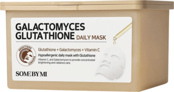 SOME BY MI Galactomyces Glutathione ,maski w płachcie, rozświetlające,przód