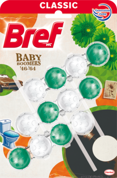 BREF Classic Baby Boomers '46-'64,zawieszka do WC,przód
