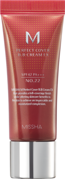 MISSHA Perfect Cover ,krem BB z filtrem SPF42/PA+++, nr 22 Cool Sand,przód
