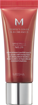 MISSHA Perfect Cover ,krem BB z filtrem SPF42/PA+++, nr 24 Cool Natural  Beige,przód