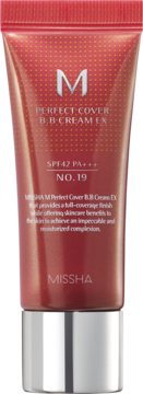 MISSHA Perfect Cover ,krem BB z filtrem SPF42/PA+++, nr 19 Cool Ivory,przód