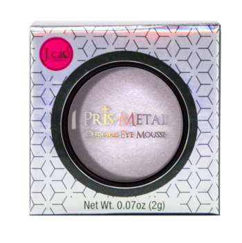 J.Cat Beauty Prismetallic Chromatic Eye Mousse Pinky Promise, metaliczny cień w musie w ozdobnym pudełku.