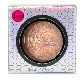 J.CAT BEAUTY Pris-Metal Chrome Eye,cień do powiek, w musie, nr 125 Melted Crystal,przód