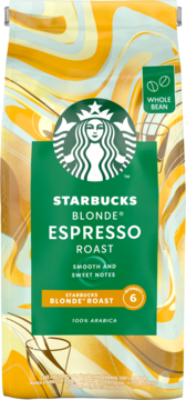 STARBUCKS Blonde Espresso Roast ,kawa ziarnista, 100% Arabica,przód