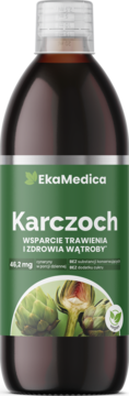 EKA MEDICA ,sok z karczocha, suplement diety, pasteryzowany,przód