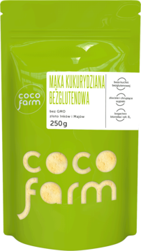 COCO FARM ,mąka kukurydziana, bezglutenowa,przód
