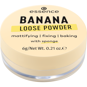 ESSENCE ,puder do twarzy, sypki, Banana,przód