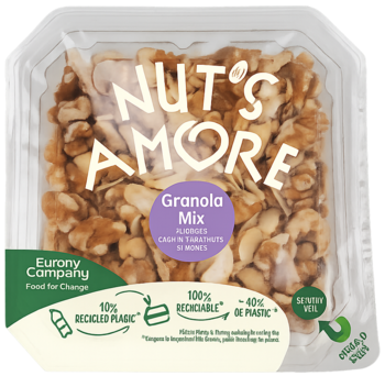 NUT'S AMORE ,mieszanka prażonych orzechów, Granola mix,przód