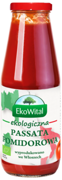 EKOWITAL ,passata pomidorowa, BIO,przód