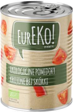 EUREKO! by Ekowital ,pomidory krojone bez skórki,przód