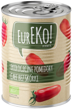 EUREKO! by Ekowital ,pomidory całe bez skórki,przód