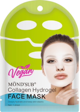MOND'SUB Collagen Hydrogel ,maska w płachcie, kolagenowa, hydrożelowa,przód