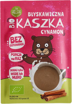 HELPA ,kaszka błyskawiczna, Cynamon, Bio,przód