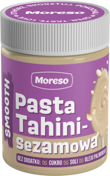 MORESO Smooth ,pasta Tahini, sezamowa,przód