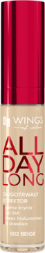 AA WINGS OF COLOR All Day Long ,korektor do twarzy, nr 502 Beige,przód