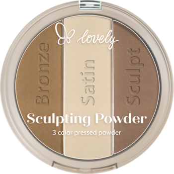 LOVELY Sculpting Powder ,paleta do konturowania twarzy, nr 4;,przód