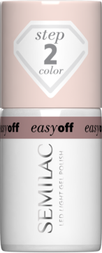 SEMILAC Easy Off ,lakier do paznokci, LED, nr L13 Mocha Cream,przód