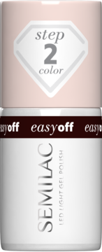 SEMILAC Easy Off ,lakier do paznokci, LED, nr L20 Marrom Choco,przód