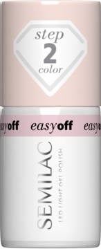 SEMILAC Easy Off ,lakier do paznokci, LED, nr L11 Pink Marshmallow,przód
