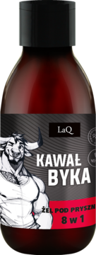 LAQ Kawał Byka ,żel pod prysznic, 8w1, nawilżający,przód
