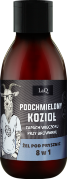 LAQ Podchmielony Kozioł ,żel pod prysznic, 8w1, zapach Wieczoru przy Browarku,przód