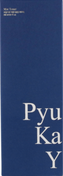 Pyunkang Yul Mist Toner, nawilżający tonik, granatowe opakowanie, biały tekst, widok z przodu, 200 ml.