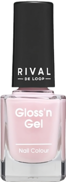 Rival De Loop Gloss'n Gel, klasyczny lakier do paznokci French Nude w różowym odcieniu, widok z przodu.