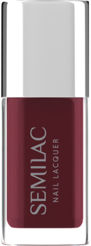 SEMILAC ,lakier do paznokci, nr 110 Classic Red,przód