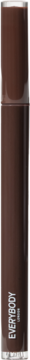 Brązowy wodoodporny eyeliner w pisaku Everybody London, cylindryczny kształt, widok z przodu.
