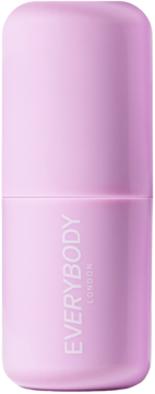 Róż w sztyfcie Everybody London Silky Ribbon, jasnoliliowy, w matowym cylindrycznym opakowaniu, widok z przodu.