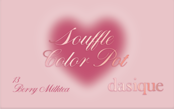 DASIQUE Souffle Color ,balsam do ust i policzków, #13 Berry Milk,przód