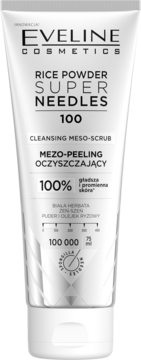 EVELINE COSMETICS Rice Powder Super Needles 100,mezo-peeling, oczyszczający,przód