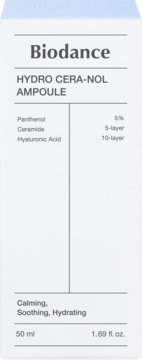 BIODANCE Hydro Cera-Nol ,ampułka do twarzy, nawilżająca, kojąca, uspokajająca,przód