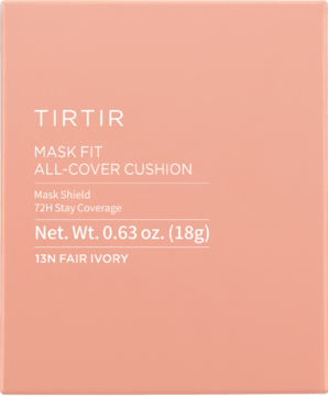 TIRTIR Mask Fit All Cover Cushion,podkład do twarzy, kryjący, nr 13N Fair Ivory,przód