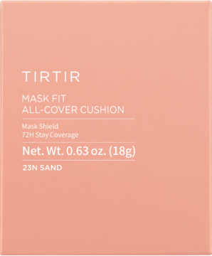 TIRTIR Mask Fit All Cover Cushion,podkład do twarzy, kryjący, nr 23N Sand,przód