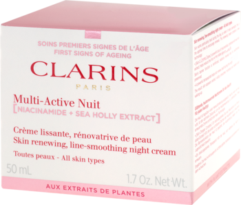 CLARINS Multi-Active Jour ,krem do twarzy, przeciwzmarszczkowy, na noc,przód