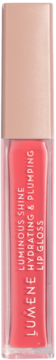 LUMENE Luminous Shine ,błyszczyk do ust, rozświetlająco-nawilżający, nr 4 Peach Pink,przód