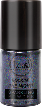 J.CAT BEAUTY Rockin' The Night! ,sypki pigment, nr 210 Bondi Black,przód