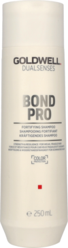 Goldwell Dualsenses Bond Pro szampon wzmacniający 250ml w beżowej butelce, z widocznym logo i napisem z przodu.