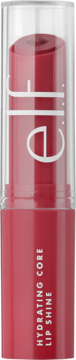 e.l.f. Hydrating Core Lip Shine, różowo-jagodowy balsam do ust w sztyfcie, widok z przodu z pionowym logo.