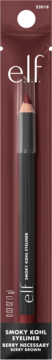 e.l.f. Smoky Kohl Eyeliner Berry Necessary w opakowaniu, proste ujęcie kredki w kolorze jagodowego brązu.