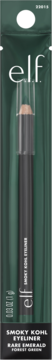 e.l.f. Smoky Kohl Eyeliner w odcieniu Rare Emerald, w ciemnozielonym opakowaniu, widok z przodu.