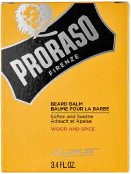 PRORASO Wood & Spice ,balsam do brody, łagodzący,przód