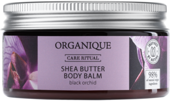 ORGANIQUE Care Ritual ,balsam do ciała z masłem shea, Czarna Orchidea,przód