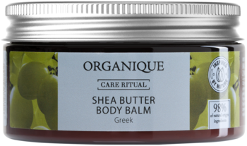 ORGANIQUE Care Ritual ,balsam do ciała, z masłem Shea, Greek,przód