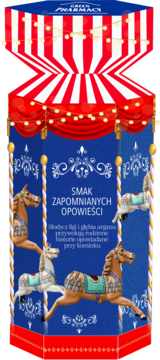 Green Pharmacy Zestaw prezentowy Smak Zapomnianych Opowieści figa argan. Pudełko-karuzela z końmi, peeling, olejek, balsam.