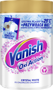 VANISH Oxi Action ,odplamiacz w proszku do tkanin białych,przód