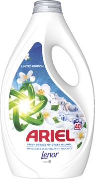 ARIEL ,płyn do prania, Fresh Breeze of Greek Island,przód
