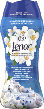 LENOR ,perełki zapachowe do prania, Jasmine & Sea Salt,przód